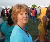 image of Linda Stokes at Trayvon Rally